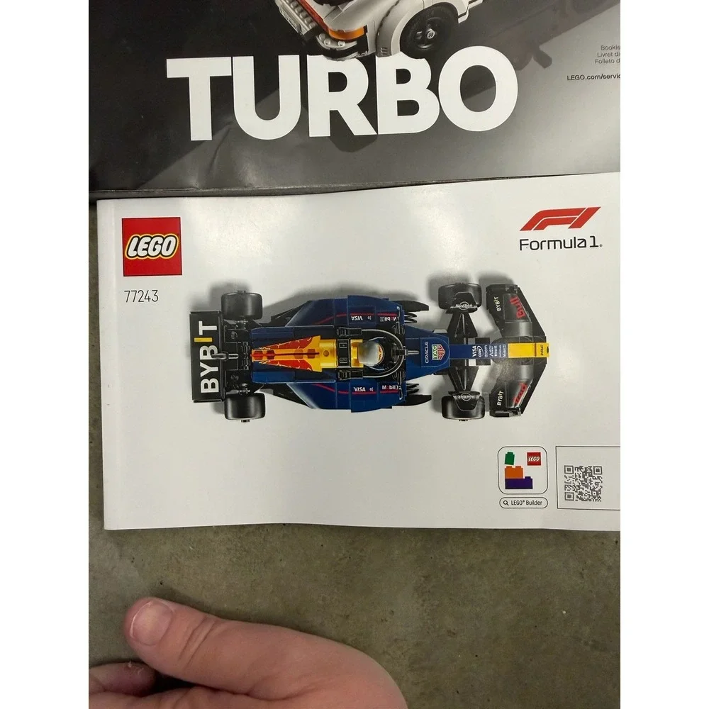 LEGO Porsche 911‎ Turbo Targa 10295 Instruction Manuals Lot + F1 77243 Booklet